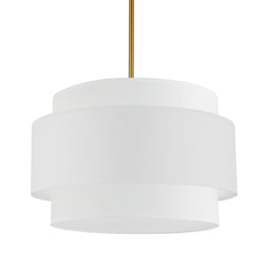 Dainolite Ltd - PYA-224C-AGB-WH - Four Light Chandelier - Priya - White