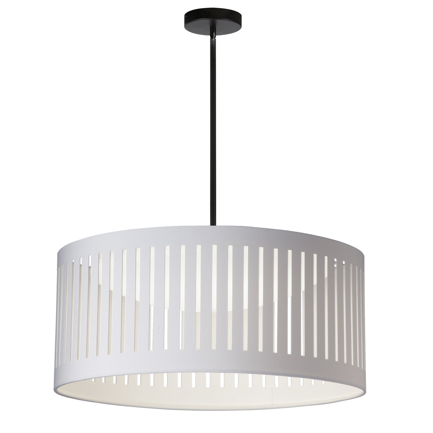 Dainolite Ltd - SDLED-20P-MB-WH - LED Pendant - Slit Drum - White