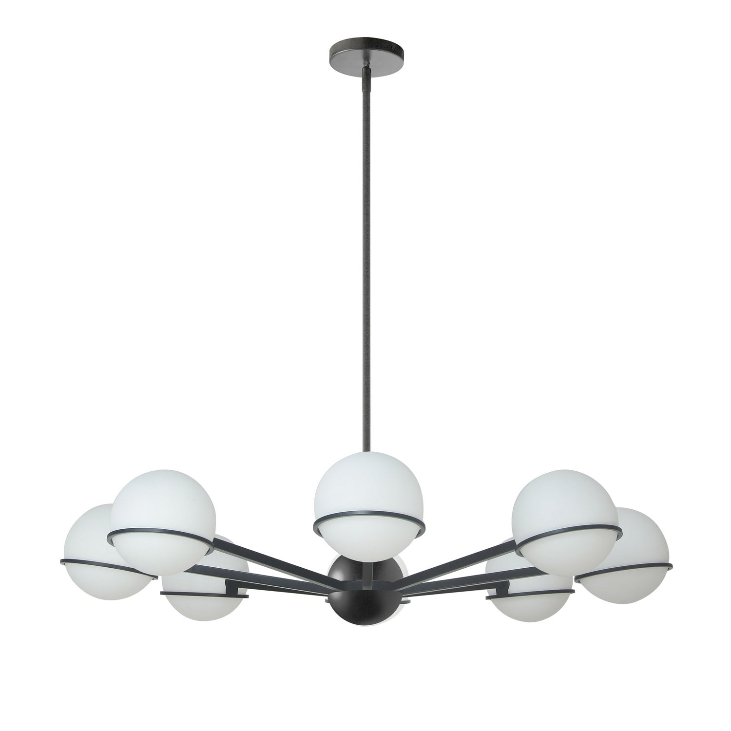 Dainolite Ltd - SOF-388C-MB - Eight Light Chandelier - Sofia - Black