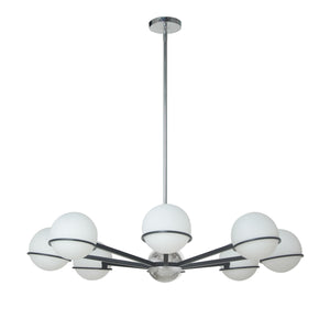 Dainolite Ltd - SOF-388C-MB-PC - Eight Light Chandelier - Sofia - Polished Chrome