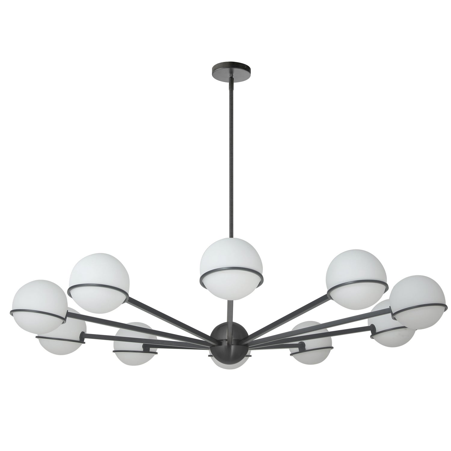 Dainolite Ltd - SOF-5010C-MB - Ten Light Chandelier - Sofia - Black