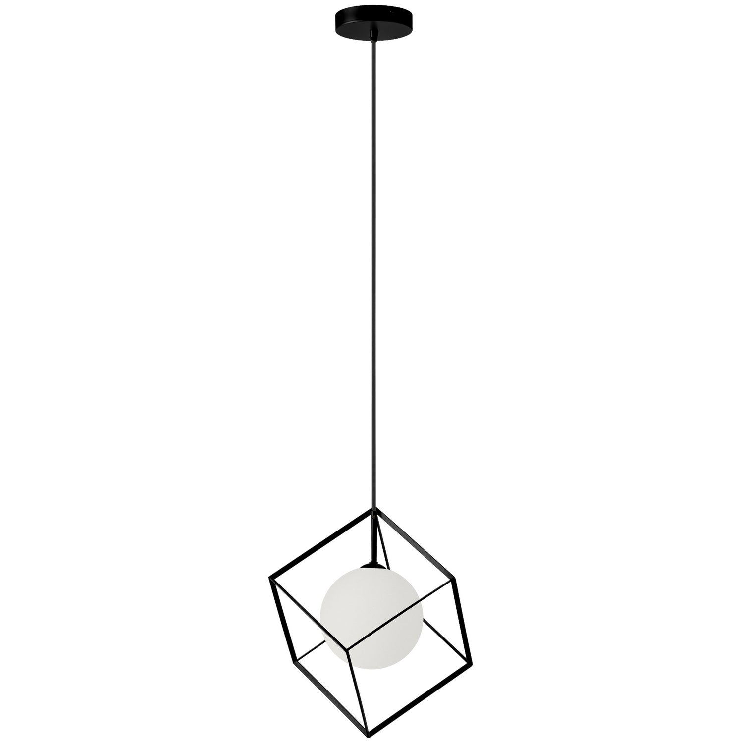 Dainolite Ltd - TSN-1P-MB - One Light Pendant - Thomson - Black