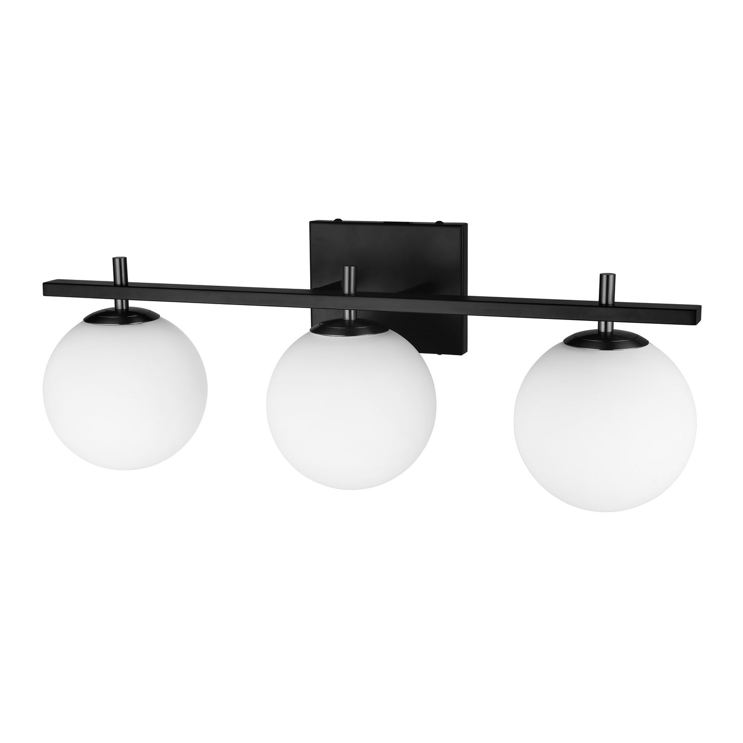 Dainolite Ltd - VAD-233W-MB - Three Light Vanity Fixture - Vivaldi - Black