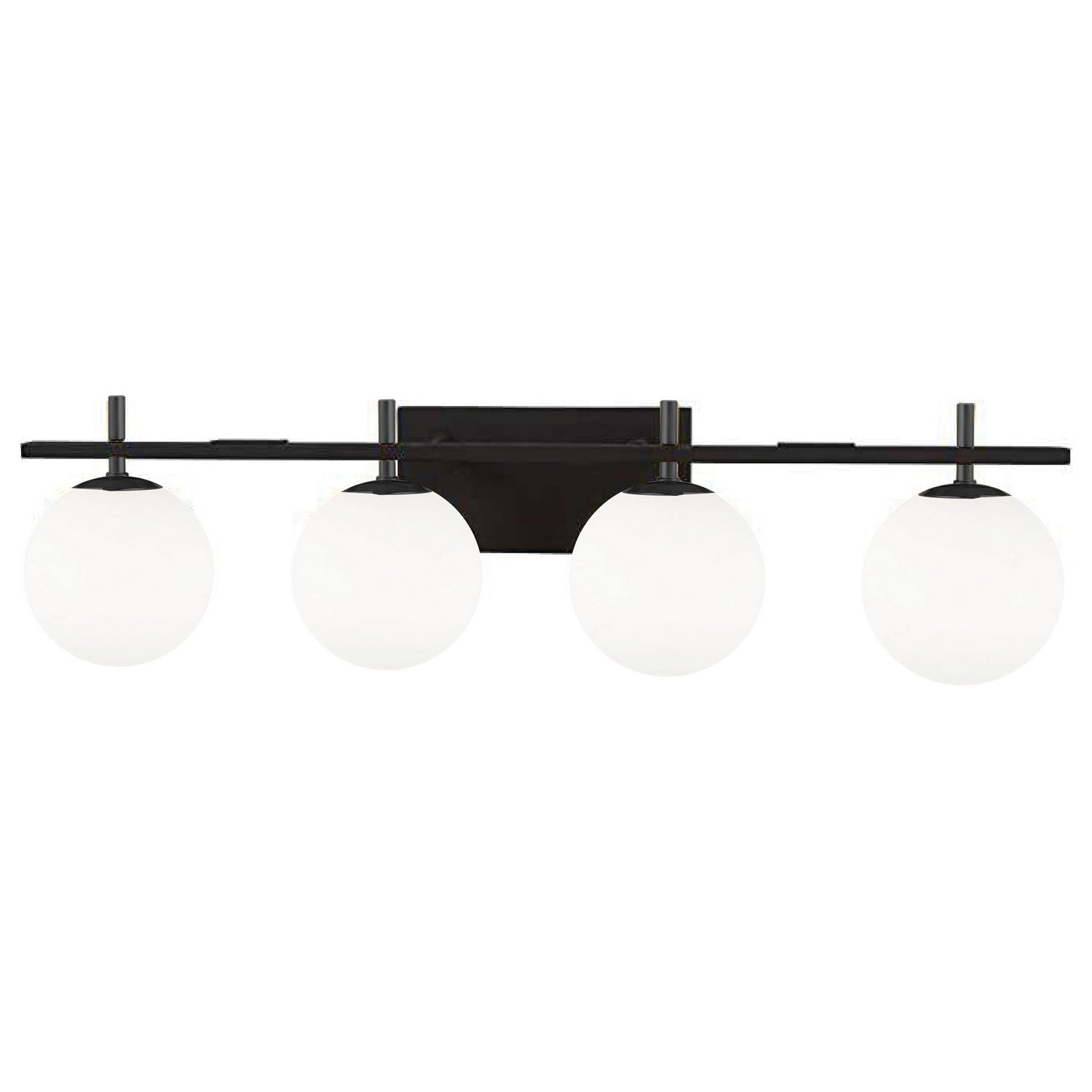 Dainolite Ltd - VAD-324W-MB - Four Light Vanity Fixture - Vivaldi - Black