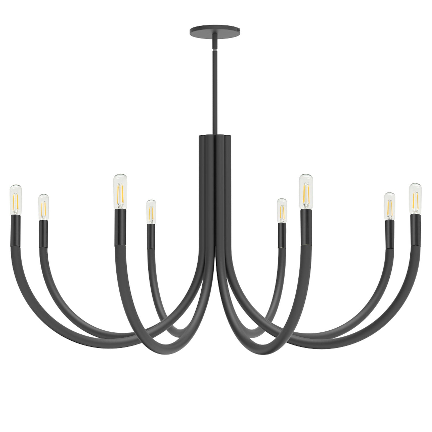 Dainolite Ltd - WAN-388C-MB - Eight Light Chandelier - Wand - Black