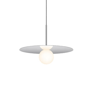 Pablo Designs - BOLA 18 CRM - LED Pendant - Bola Disc - Chrome