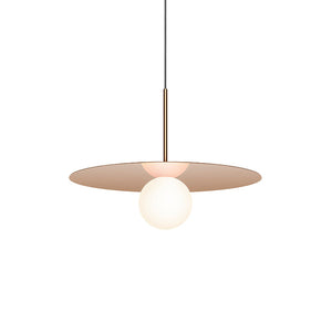 Pablo Designs - BOLA 18 RGD - LED Pendant - Bola Disc - Rose Gold