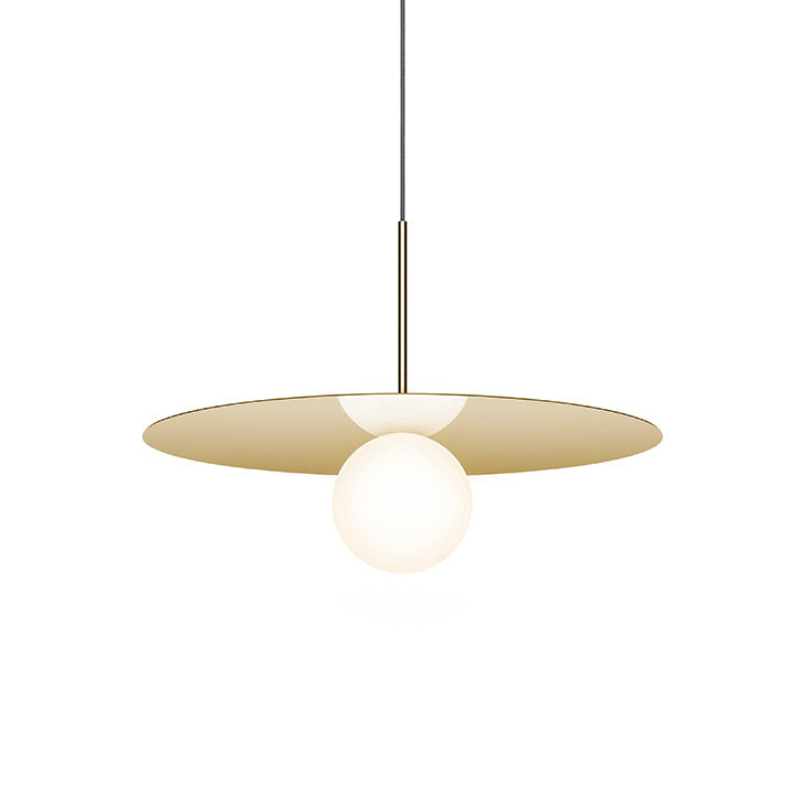 Pablo Designs - BOLA 22 BRA - LED Pendant - Bola Disc - Brass