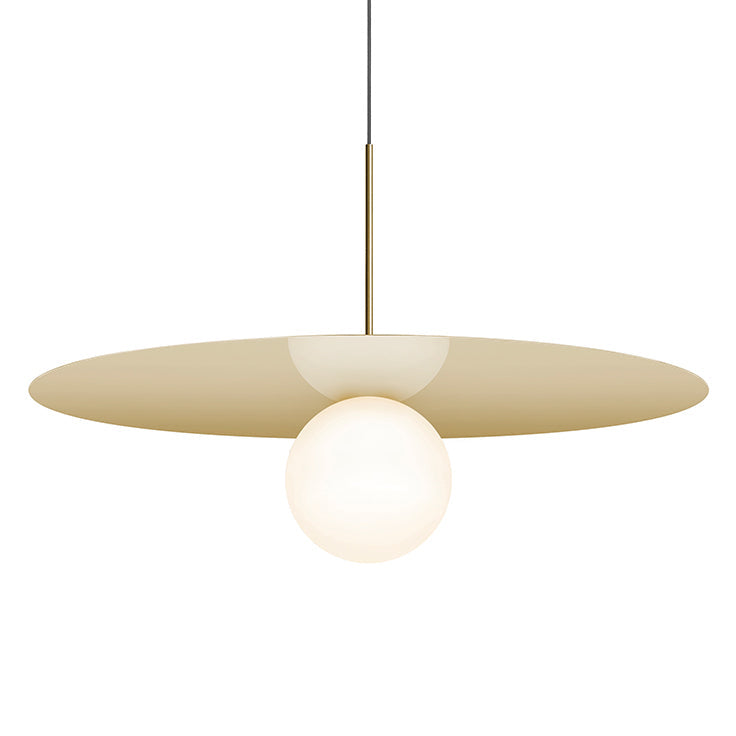 Pablo Designs - BOLA 32 BRA - LED Pendant - Bola Disc - Brass