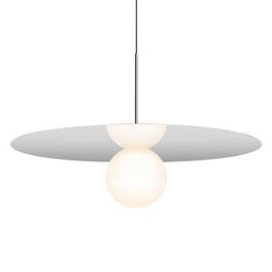 Pablo Designs - BOLA 32 CRM - LED Pendant - Bola Disc - Chrome