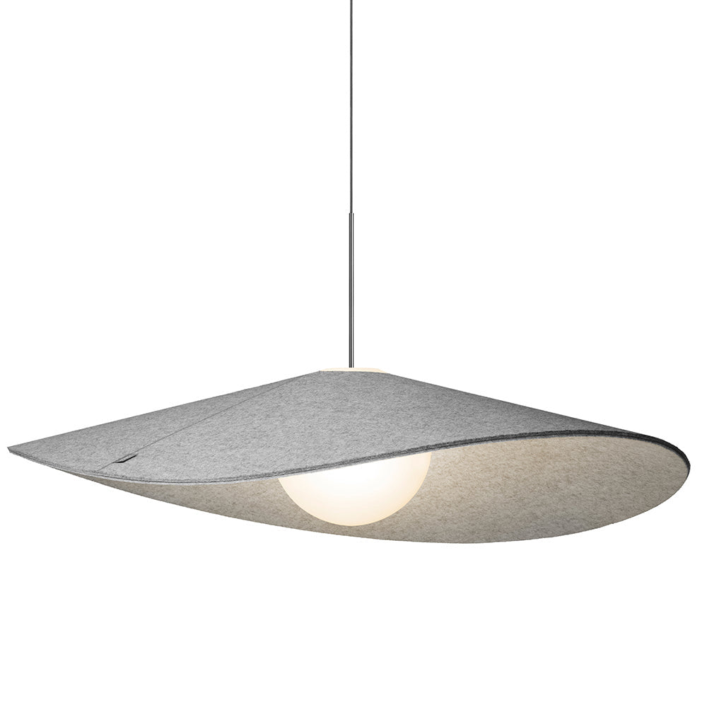 Pablo Designs - BOLA 52 FELT - LED Pendant - Bola Felt - Pebble Grey