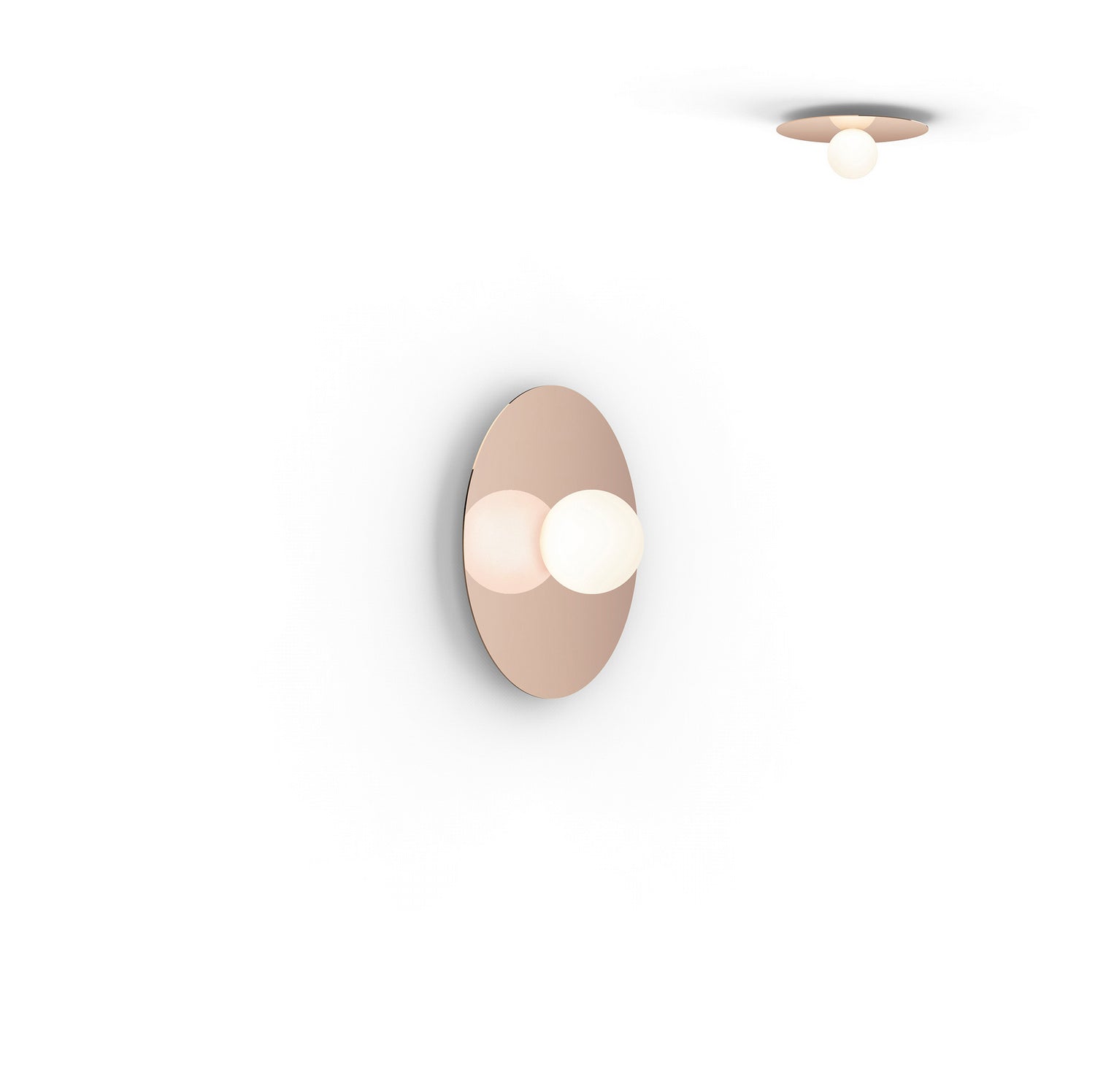 Pablo Designs - BOLA FSH 12 RGD - LED Flush Mount - Bola Disc - Rose Gold