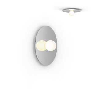 Pablo Designs - BOLA FSH 18 CRM - LED Flush Mount - Bola Disc - Chrome