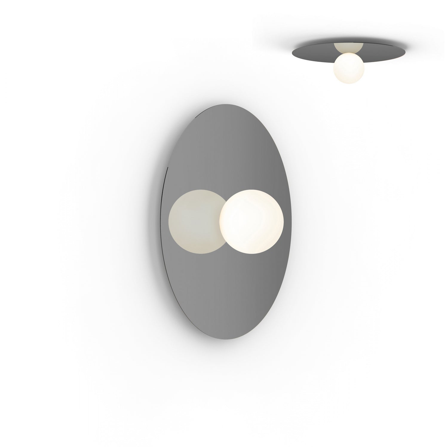 Pablo Designs - BOLA FSH 22 GUN - LED Flush Mount - Bola Disc - Gunmetal