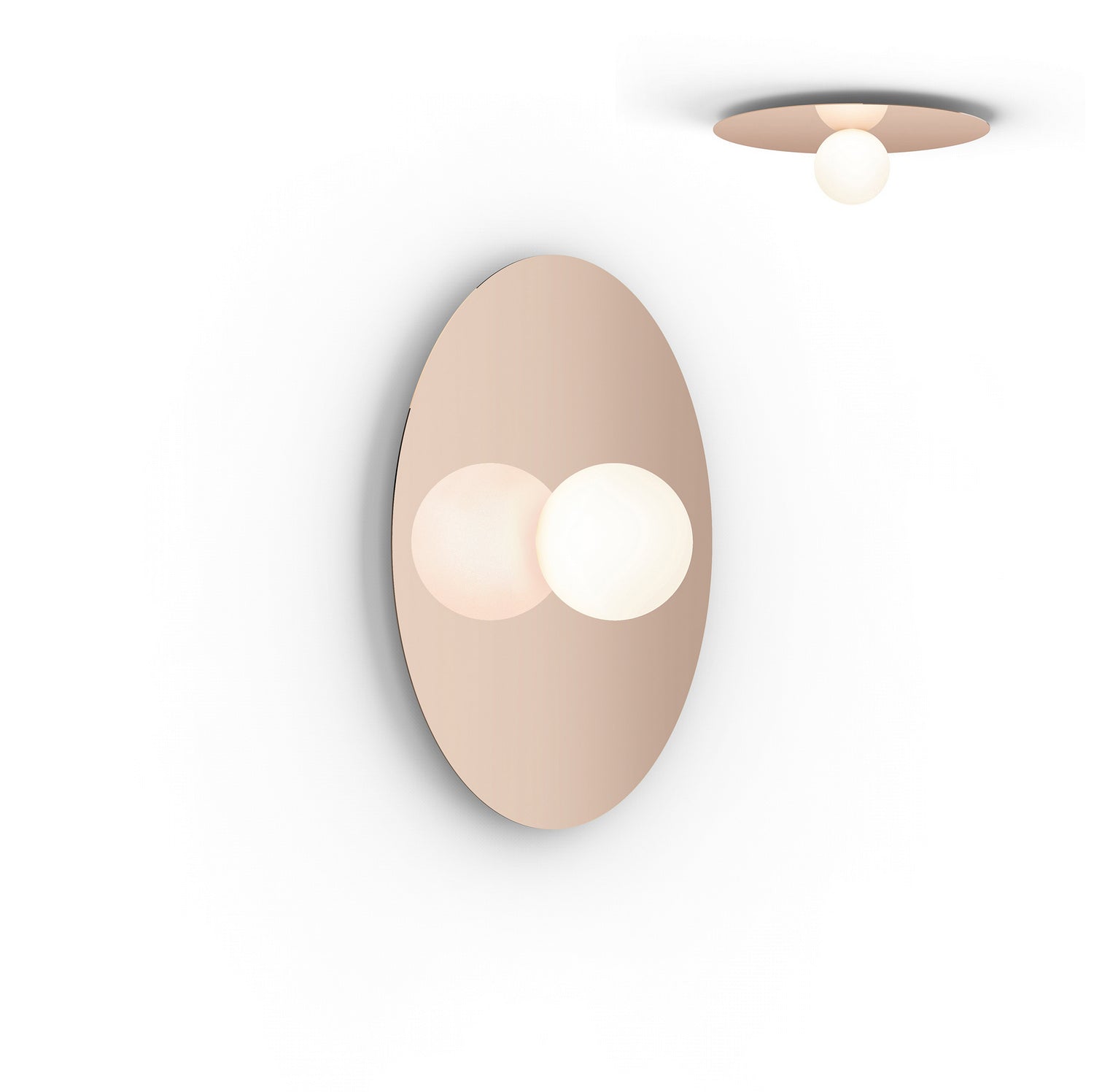 Pablo Designs - BOLA FSH 22 RGD - LED Flush Mount - Bola Disc - Rose Gold