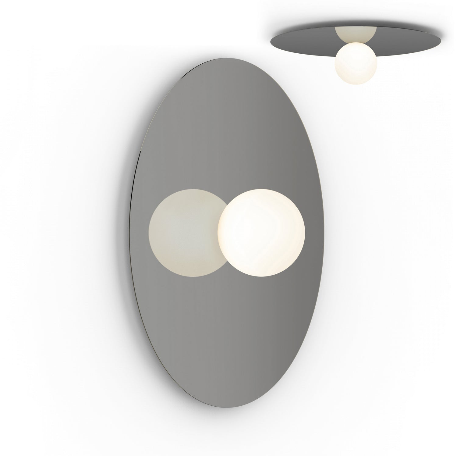 Pablo Designs - BOLA FSH 32 GUN - LED Flush Mount - Bola Disc - Gunmetal