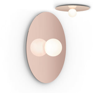 Pablo Designs - BOLA FSH 32 RGD - LED Flush Mount - Bola Disc - Rose Gold