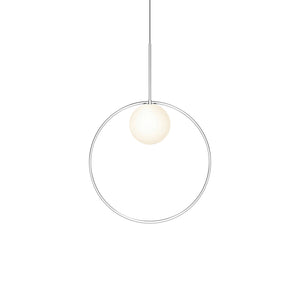 Pablo Designs - BOLA HALO 18 CRM - LED Pendant - Bola Halo - Chrome