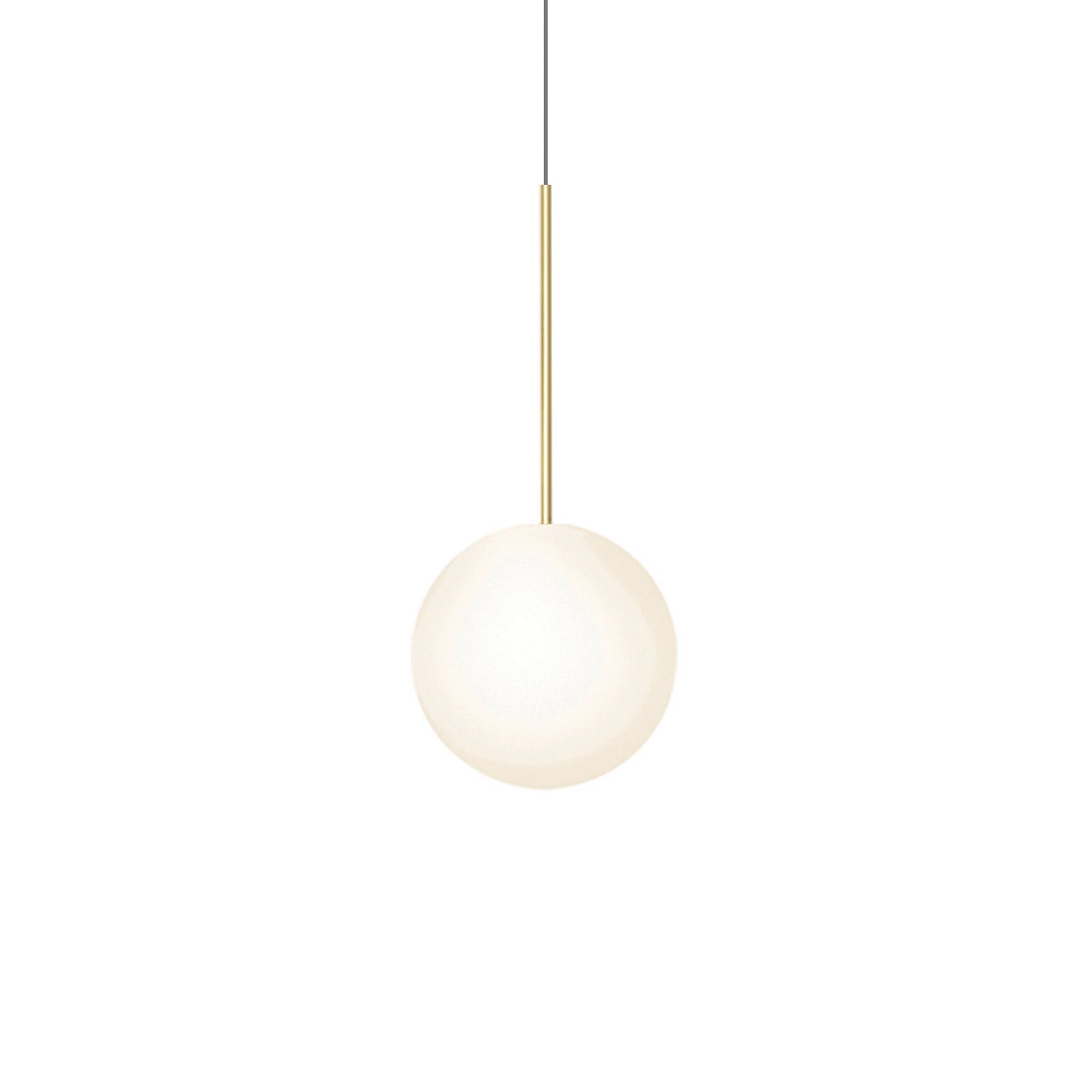 Pablo Designs - BOLA SPH 10 BRA - LED Pendant - Bola Sphere - Brass