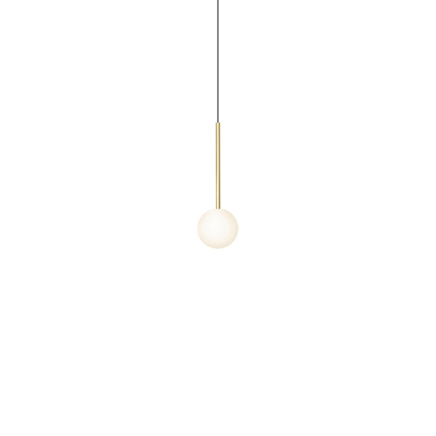 Pablo Designs - BOLA SPH 4 BRA - LED Pendant - Bola Sphere - Brass