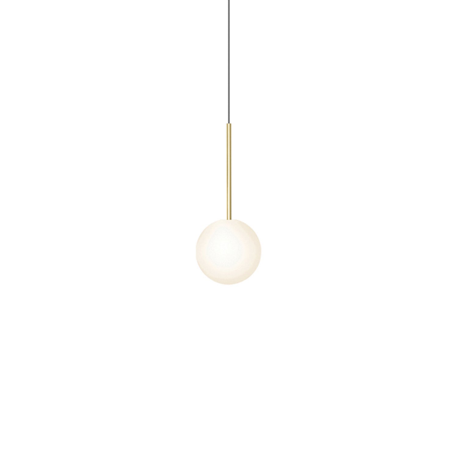 Pablo Designs - BOLA SPH 6 BRA - LED Pendant - Bola Sphere - Brass