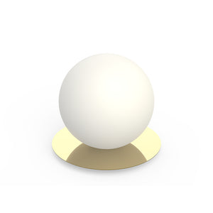 Pablo Designs - BOLA SPH TBL 12 BRA - LED Table Lamp - Bola Sphere Table - Brass