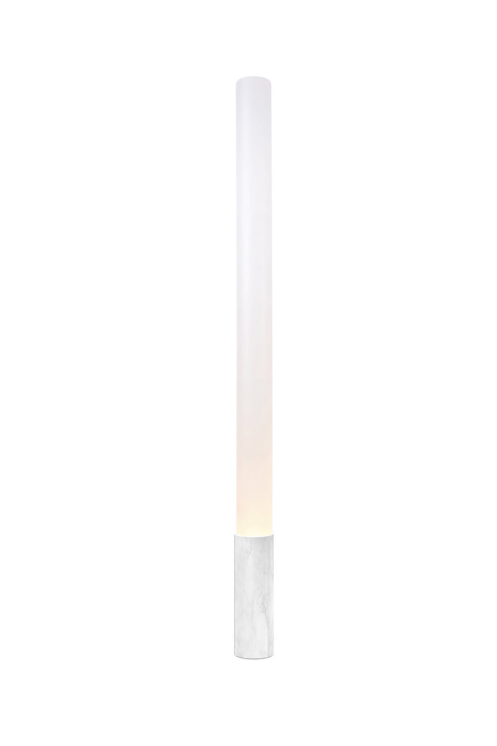 Pablo Designs - ELIS 80 MRBL WHT - One Light Floor Lamp - Elise - White Marble