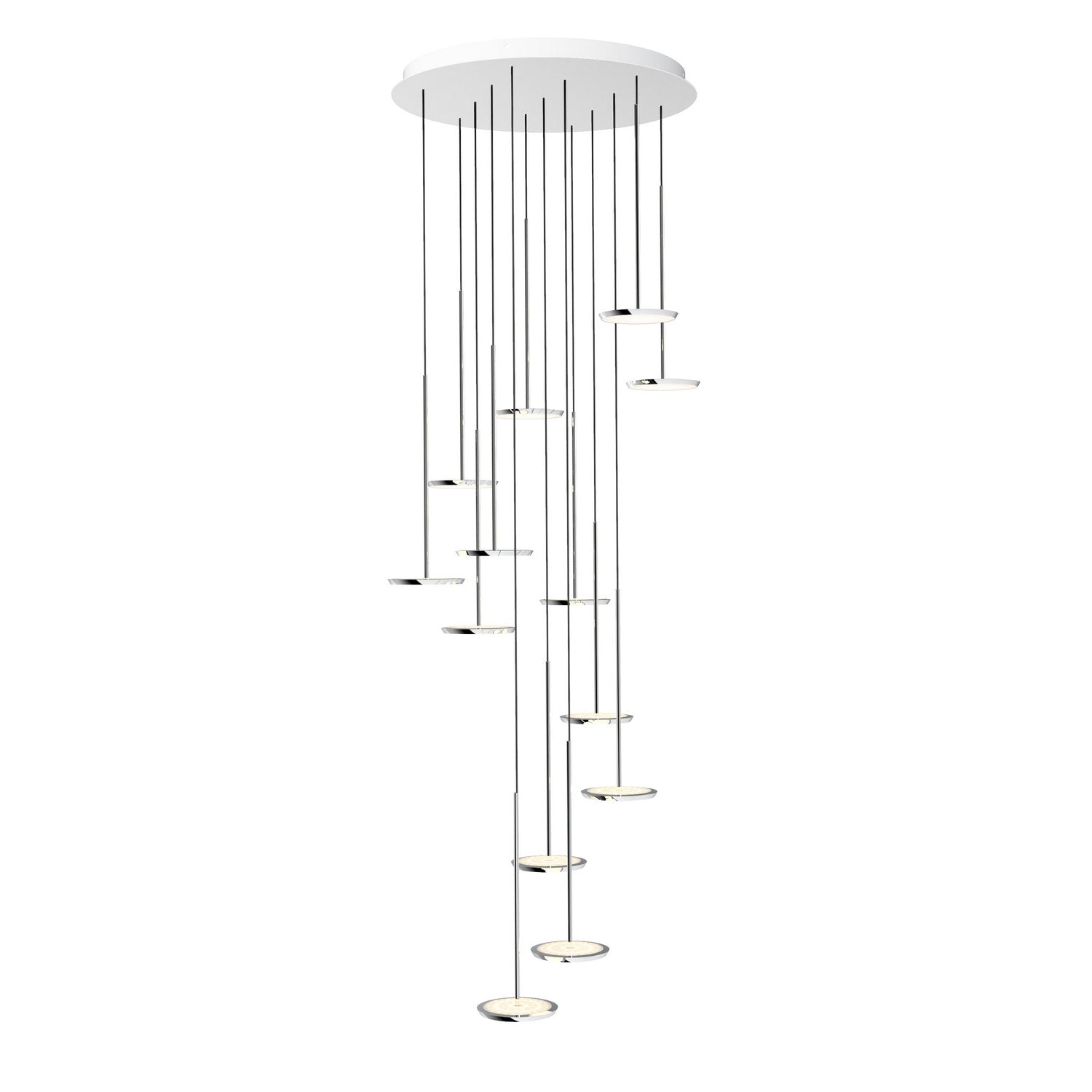 Pablo Designs - SKY 13 CHAND - LED Pendant - Sky - Chrome