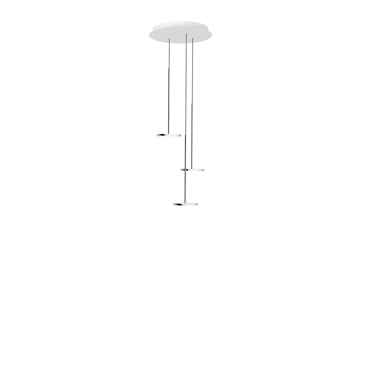 Pablo Designs - SKY 3 CHAND - LED Pendant - Sky - Chrome