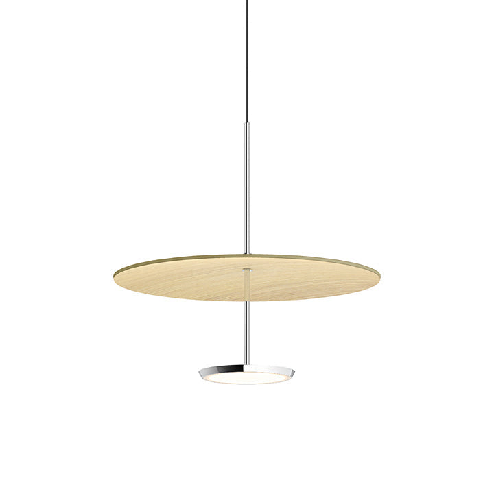 Pablo Designs - SKY DOME 18 OAK - LED Pendant - Sky - Oak/Chrome