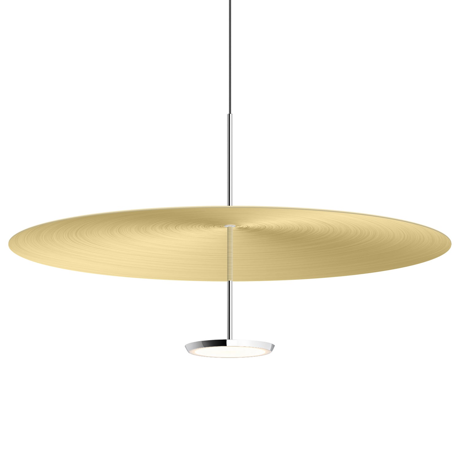 Pablo Designs - SKY DOME 24 BRA - LED Pendant - Sky - Brass/Chrome