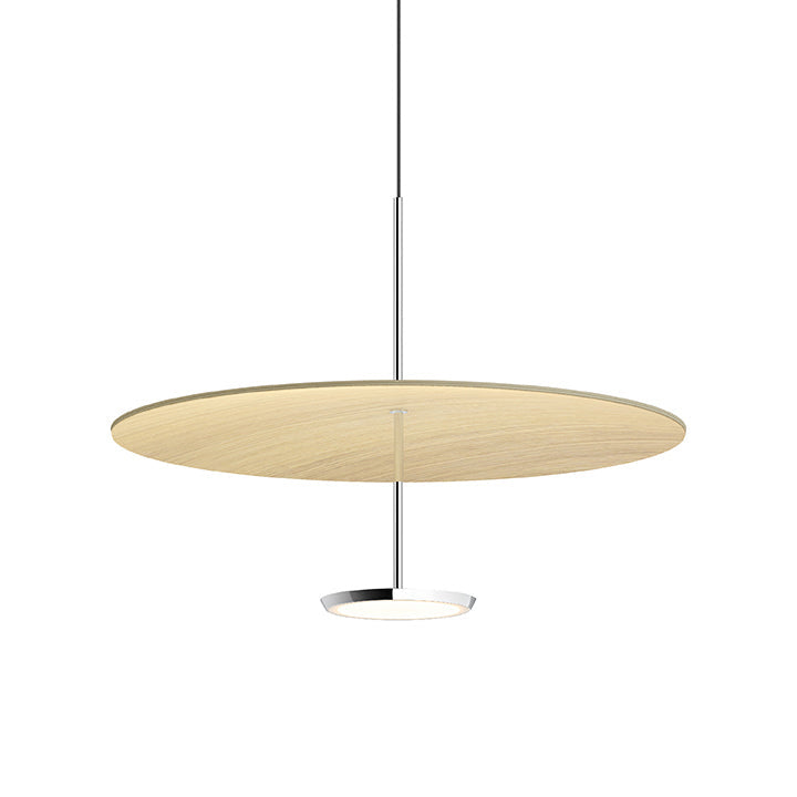 Pablo Designs - SKY DOME 24 OAK - LED Pendant - Sky - Oak/Chrome