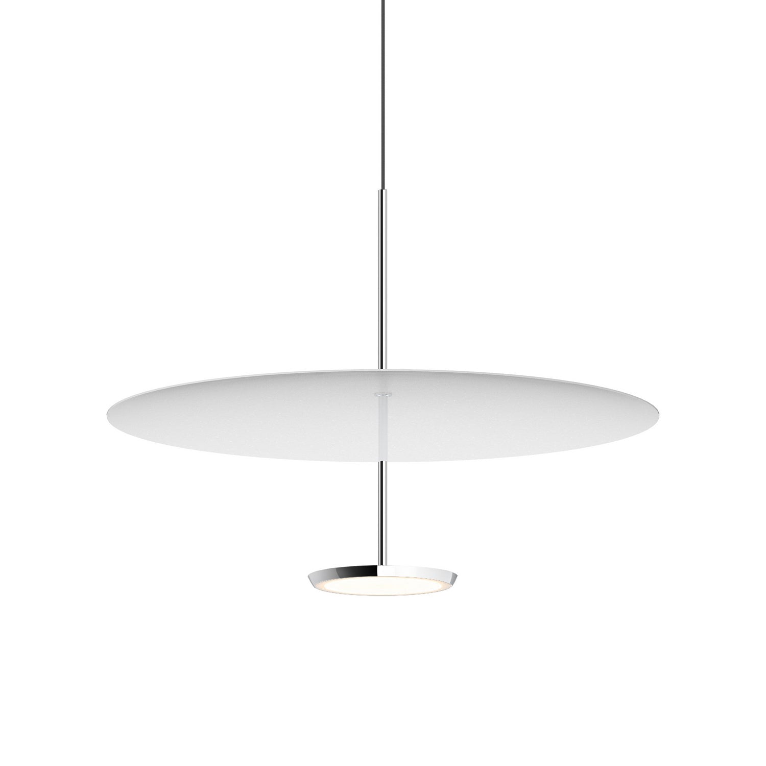 Pablo Designs - SKY DOME 24 WHT - LED Pendant - Sky - White/Chrome