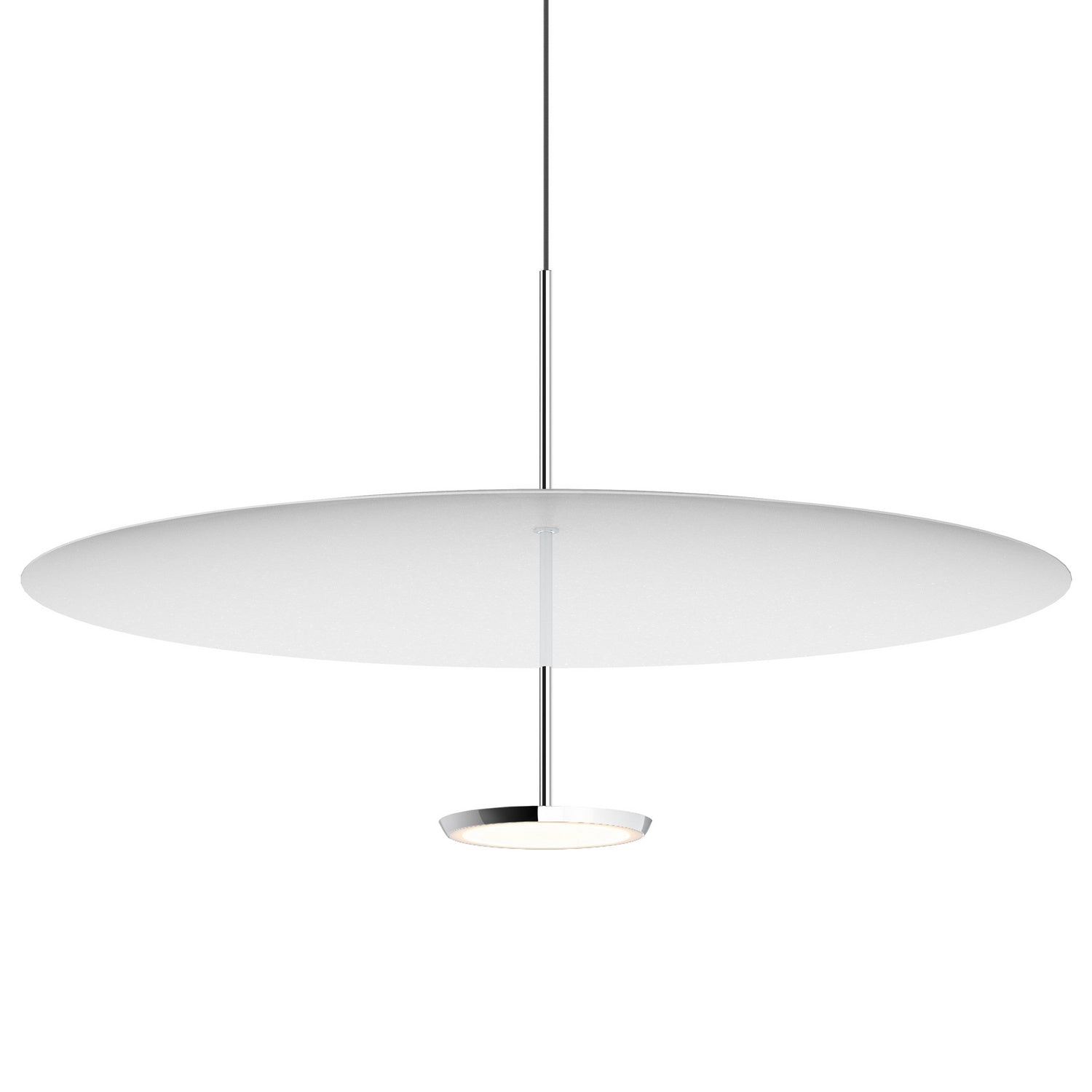 Pablo Designs - SKY DOME 32 WHT - LED Pendant - Sky - White/Chrome