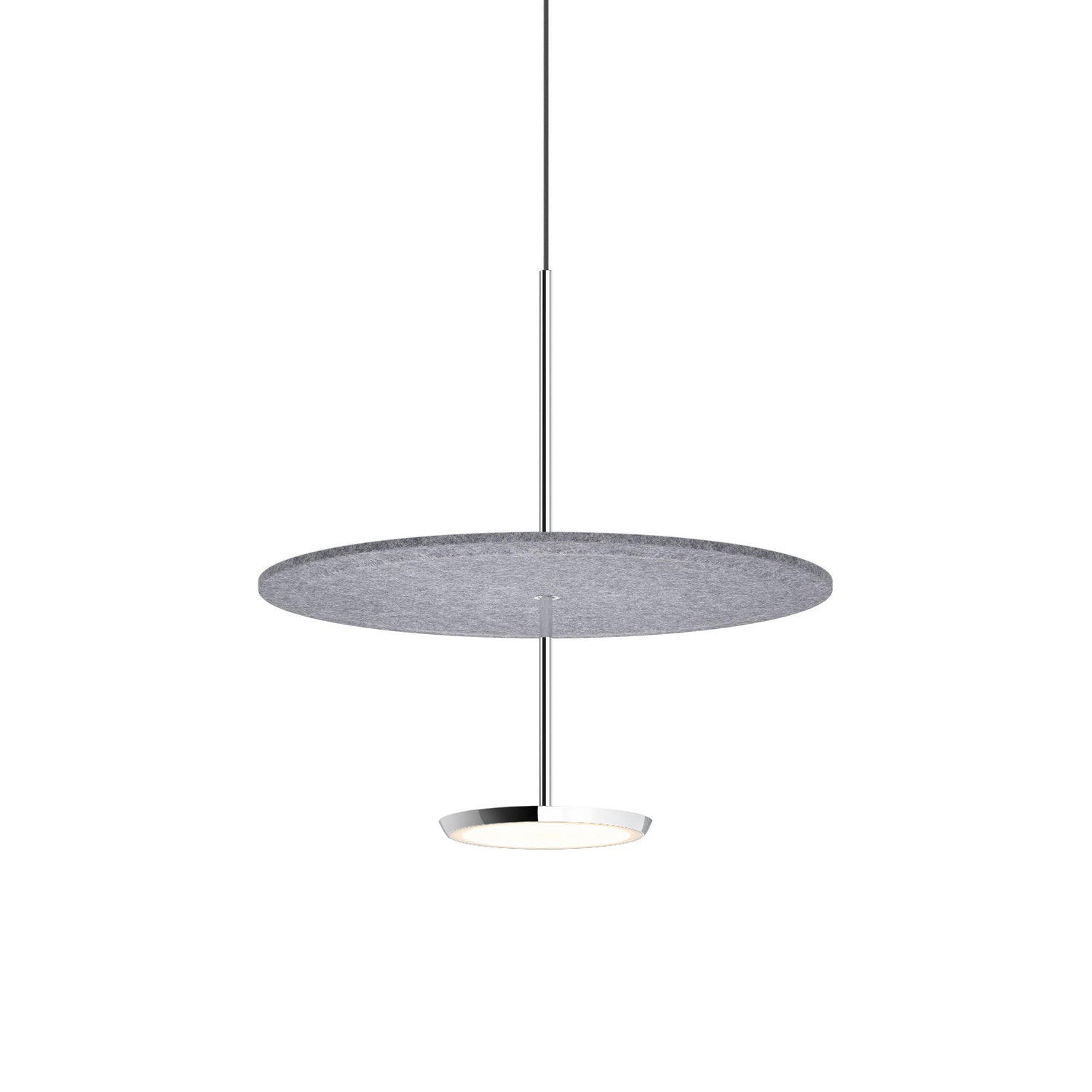 Pablo Designs - SKY SND 18 GRY - LED Pendant - Sky - Grey/Chrome