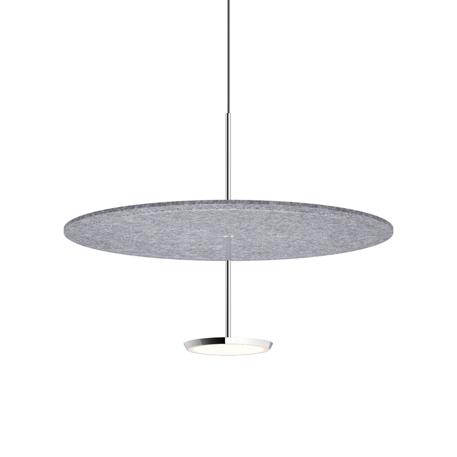 Pablo Designs - SKY SND 24 GRY - LED Pendant - Sky - Grey/Chrome