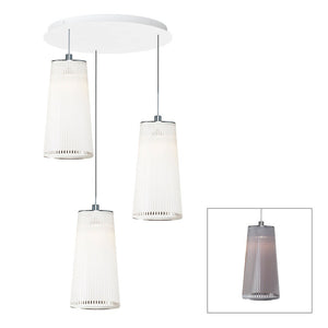 Pablo Designs - SOLI CHAN 24/3 SLV - One Light Chandelier - Solis - Silver