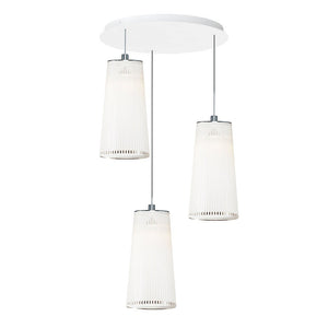 Pablo Designs - SOLI CHAN 24/3 WHT - One Light Chandelier - Solis - White