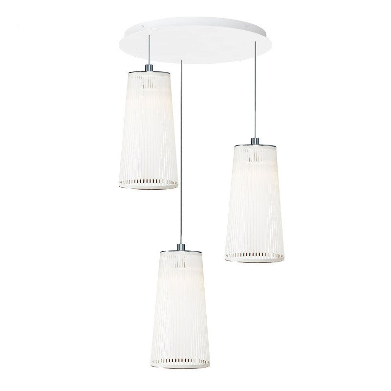 Pablo Designs - SOLI CHAN 24/3 WHT - One Light Chandelier - Solis - White