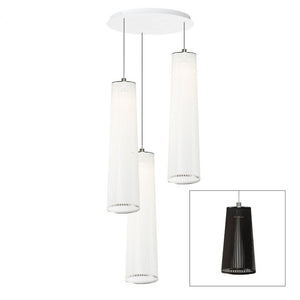 Pablo Designs - SOLI CHAN 48/3 BLK - One Light Chandelier - Solis - Black