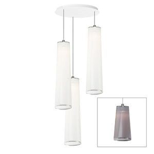 Pablo Designs - SOLI CHAN 48/3 SLV - One Light Chandelier - Solis - Silver