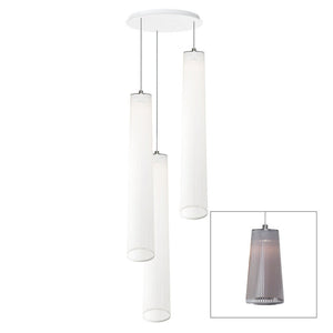 Pablo Designs - SOLI CHAN 72/3 SLV - One Light Chandelier - Solis - Silver