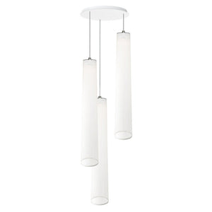 Pablo Designs - SOLI CHAN 72/3 WHT - One Light Chandelier - Solis - White
