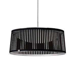 Pablo Designs - SOLI DR 24 BLK - LED Pendant - Solis Drum - Black