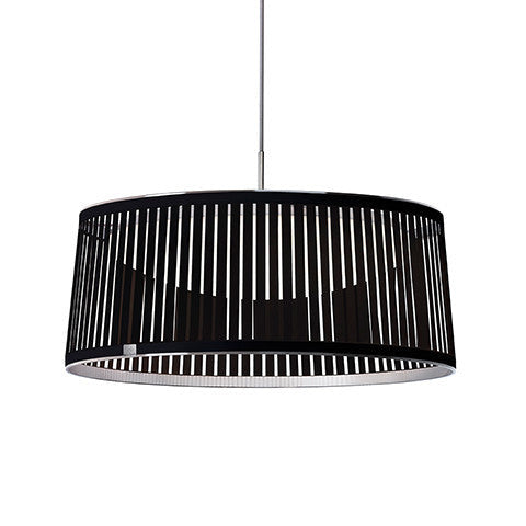 Pablo Designs - SOLI DR 24 BLK - LED Pendant - Solis Drum - Black