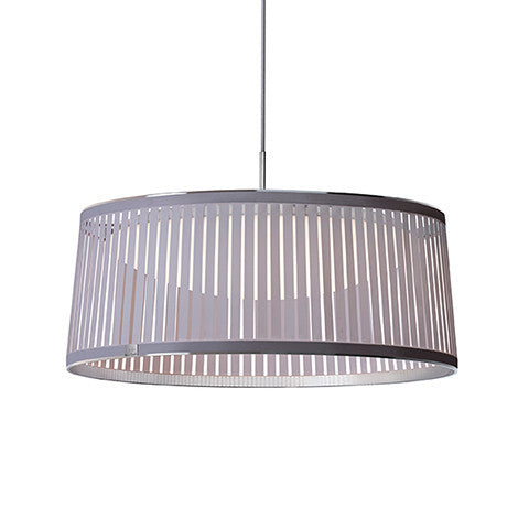 Pablo Designs - SOLI DR 24 SLV - LED Pendant - Solis Drum - Silver