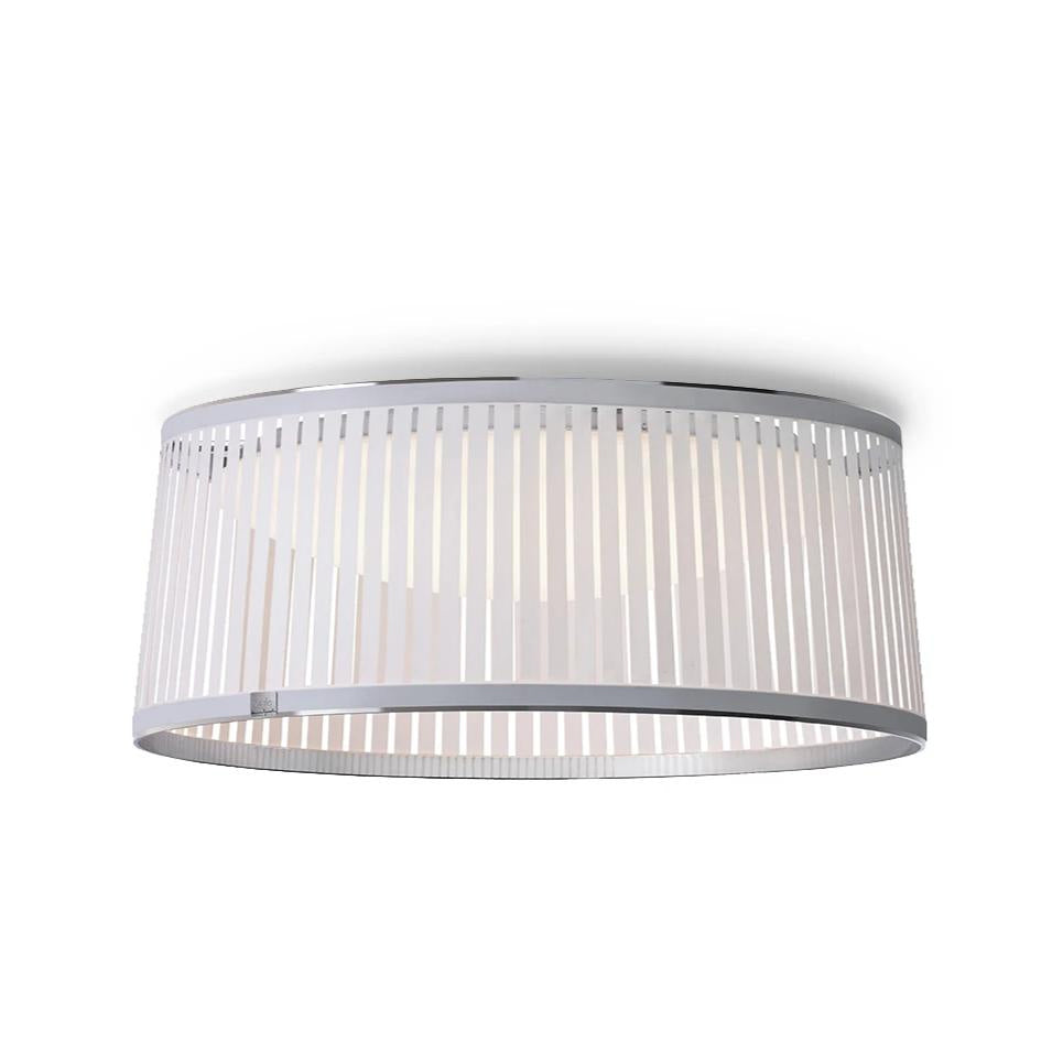 Pablo Designs - SOLI DR FSH 24 WHT - LED Flush Mount - Solis Drum - White