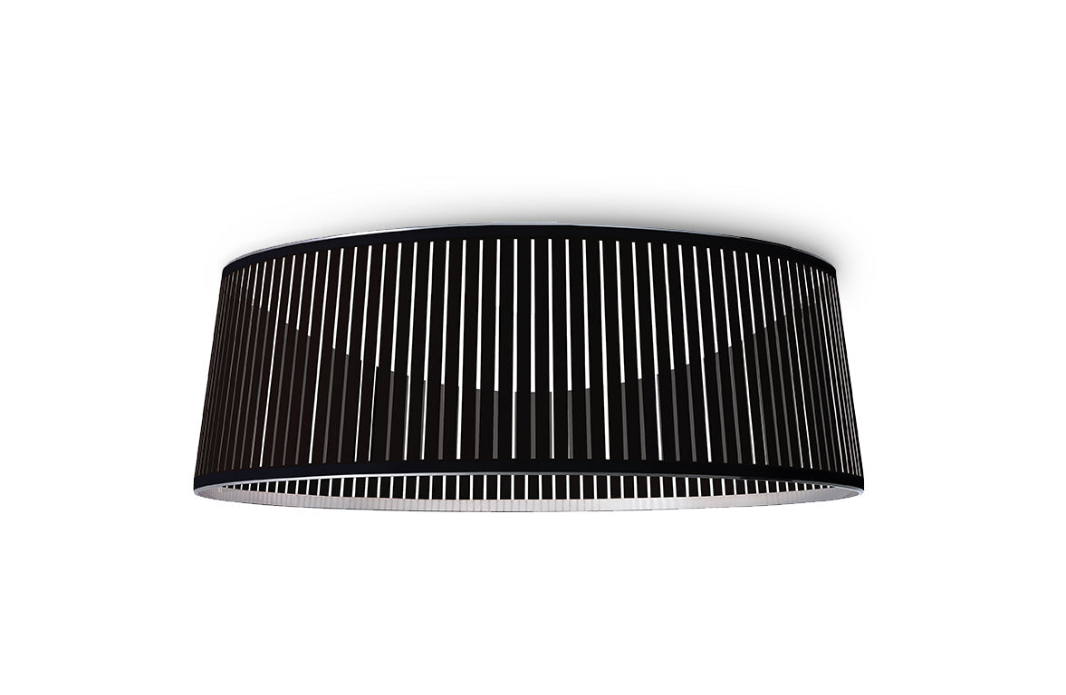 Pablo Designs - SOLI DR FSH 36 BLK - LED Flush Mount - Solis Drum - Black