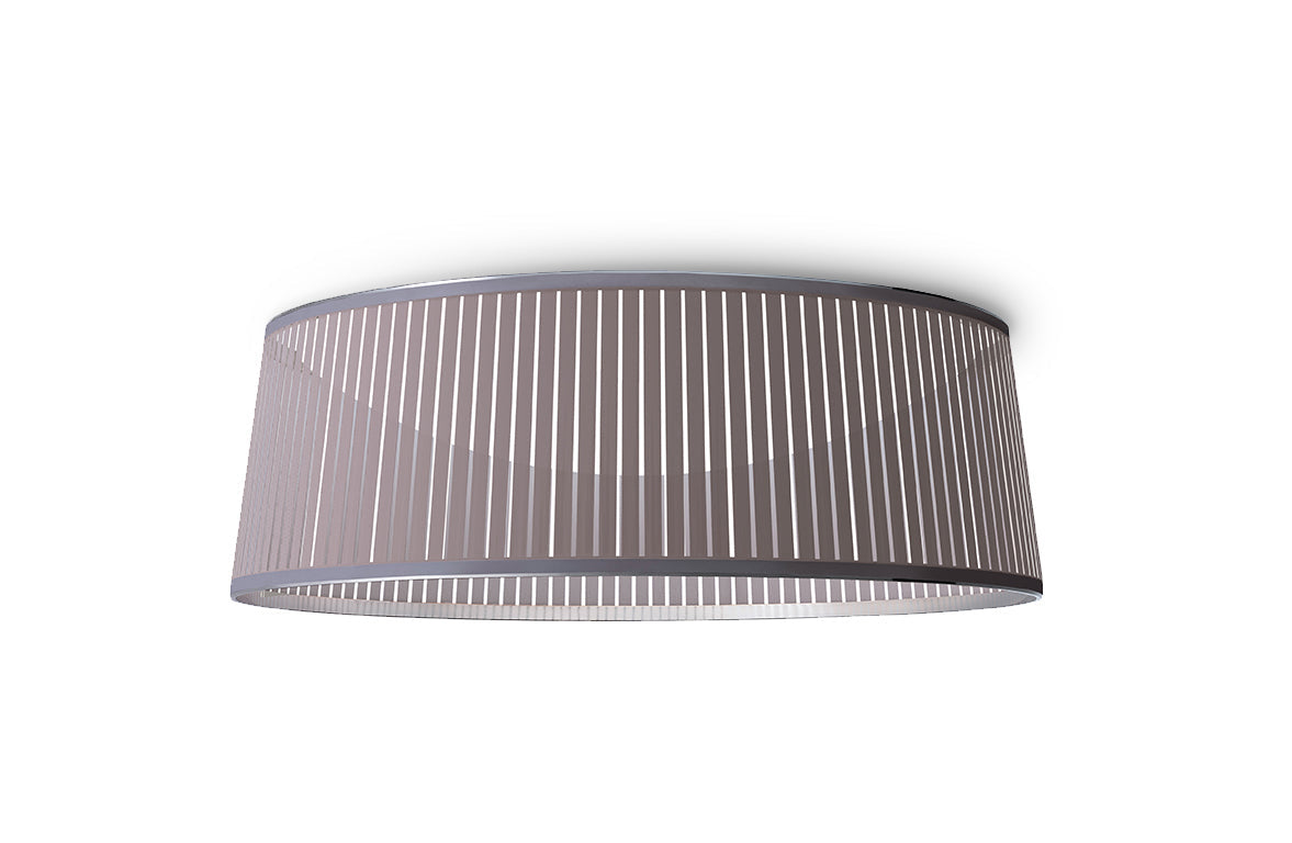 Pablo Designs - SOLI DR FSH 36 SLV - LED Flush Mount - Solis Drum - Silver