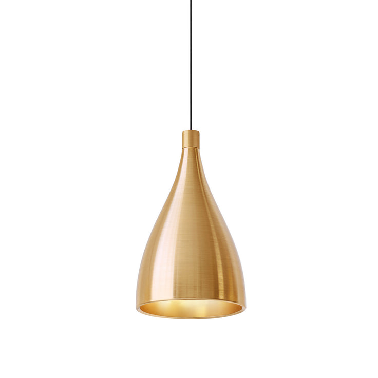 Pablo Designs - SWEL SNG XL NRW BRA/BRA - LED Pendant - Swell - Brass/ Brass